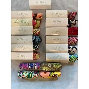 Lot of 16 RETIRED NWT Vera Bradley eyeglass cases Some VERY RARE Soft and Zipper